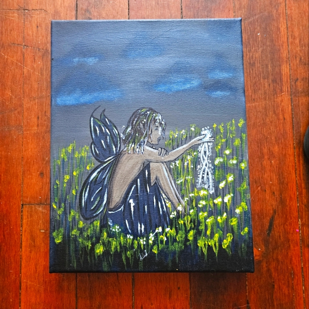11x14 painting fairy
